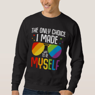 Sudadera Gafas de sol arcoiris coloridas del orgullo LGBT I