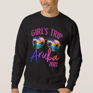 Sudadera Gafas de sol Aruba Caribe 2023 Chicas Viaje Verano