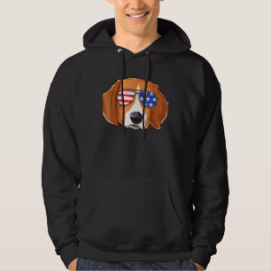 Sudadera Gafas De Sol Beagle Estadounidenses 4 De Julio Per