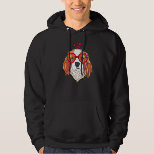 Sudadera Gafas de sol Cavalier King Charles Spaniel Amor Bo