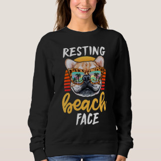 Sudadera Gafas de sol con estampado de leopardo para vacaci