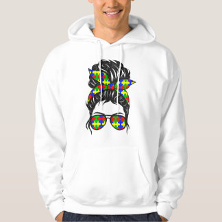 Sudadera Gafas de sol de Conciencia del Autismo Autista Ban