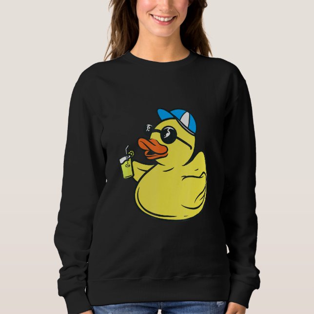 Sudadera Gafas de sol de duque de caucho - Duck Fiesta de v (Anverso)