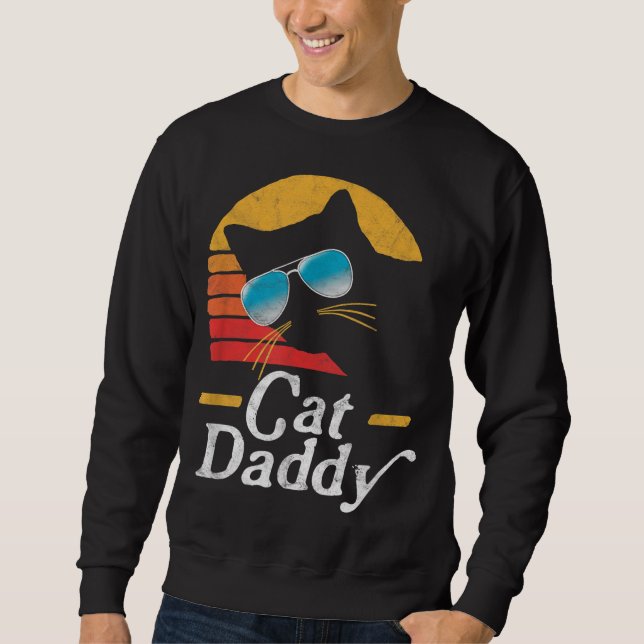 Sudadera Gafas de sol de estilo Cat Retro de Cat Daddy D de (Anverso)