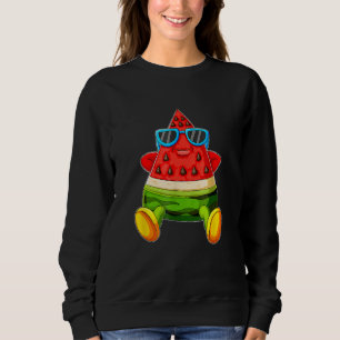 Sudadera Gafas De Sol De Fruta De Verano De Melón En La san