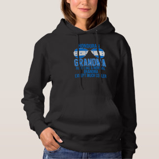 Sudadera Gafas de sol de la bandera de Honduras de la abuel