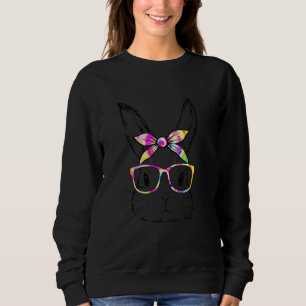 Sudadera Gafas de sol de la cara de conejita Gafas de cente