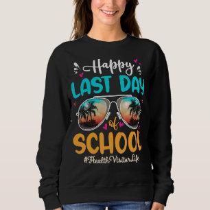 Sudadera Gafas de sol de la escuela de último día feliz par