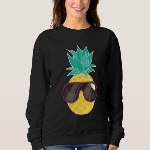 Sudadera Gafas de sol de piña Aloha Bebe Hipster Hawaii