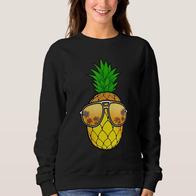Sudadera Gafas de sol de piña Hombres Hombres Mujeres piña  (Anverso)