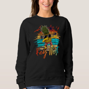 Sudadera Gafas de sol de piña Llave de baño al oeste de Flo