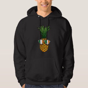 Sudadera Gafas de sol de verano bandera de Irlanda piña irl