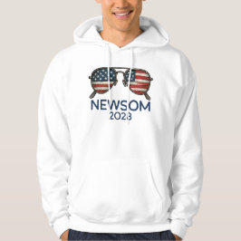Sudadera Gafas de sol Gavin Newsom 2028 para presidente