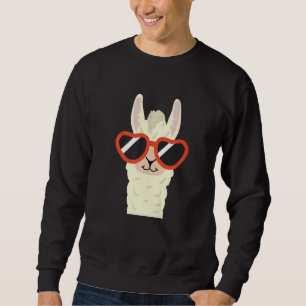 Sudadera Gafas de sol Llama Alpaca Niño Niña Niños