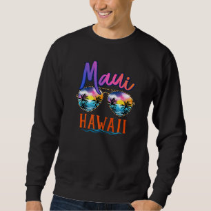 Sudadera Gafas de sol Maui Hawaii Familia Vacaciones Coinci