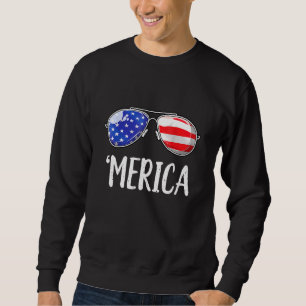 Sudadera Gafas De Sol Merica 4 De Julio