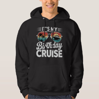 Sudadera Gafas de sol retro para crucero de cumpleaños