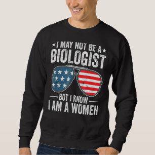 Sudadera Gafas de sol Tal vez no sea biólogo pero sé que so