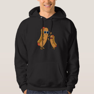 Sudadera Gafas de sol Wiener Hotdog Foodie Fast Food Guay H