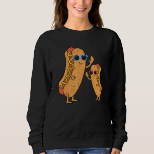 Sudadera Gafas de sol Wiener Hotdog Foodie Fast Food Guay H