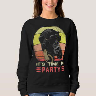 Sudadera Gafas De Sol Y Auriculares De Fiesta De Monos De M