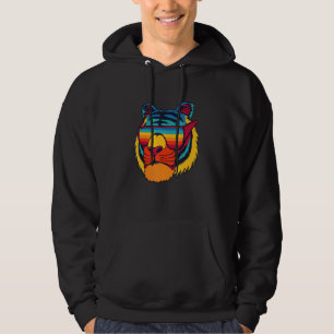 Sudadera Gafas de tigre Guay Bengal Tíger de color vintage 