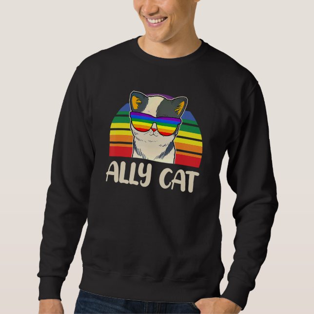 Sudadera Gafas gays lesbianas trans del orgullo gay arcoiri (Anverso)