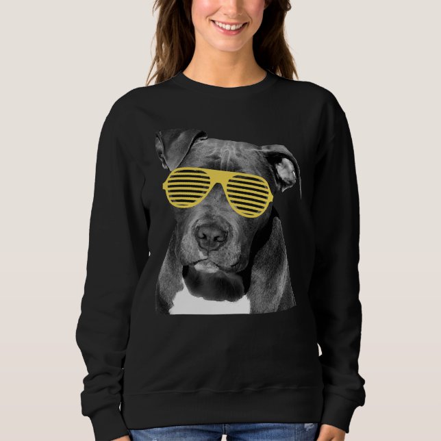 Sudadera Gafas Pit Bull &amp (Anverso)
