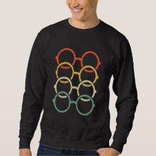 Sudadera Gafas Retro Gafas Vintage Oftalmólogo Optometrista