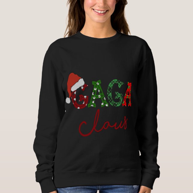 Sudadera Gaga Claus Navidades Santa Hat - Navidad regalo de (Anverso)