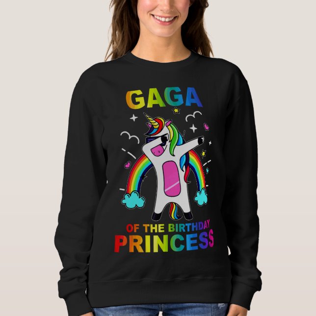 Sudadera Gaga De La Princesa De Cumpleaños Chica Dabbing Un (Anverso)