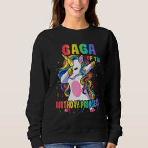 Sudadera Gaga De La Princesa Nacida Dabbing Unicorn Chica