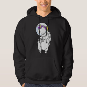 Sudadera Gala del sistema solar astronauta de unicornio del
