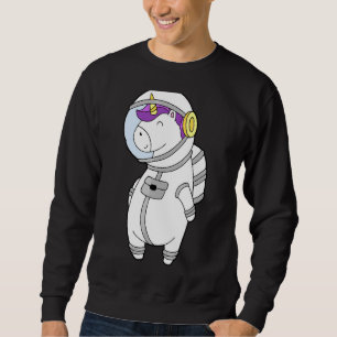 Sudadera Gala del sistema solar astronauta de unicornio del