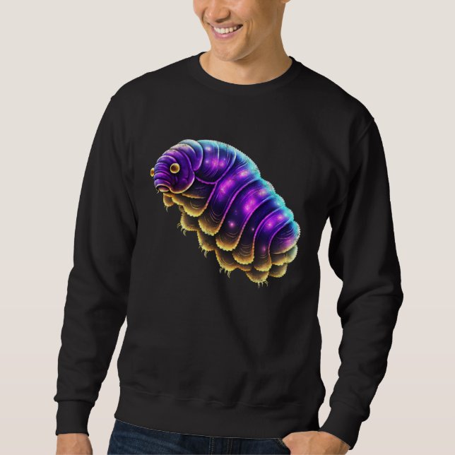 Sudadera Galactic tardigrade universe cosmos water bear vin (Anverso)