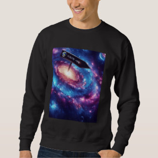 Sudadera Galaxia Ciencia Geeks Regalos Aquí Espacio Profund