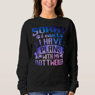 Sudadera Galaxia Cute Rottweiler Perro Galaxia Dueño de Per