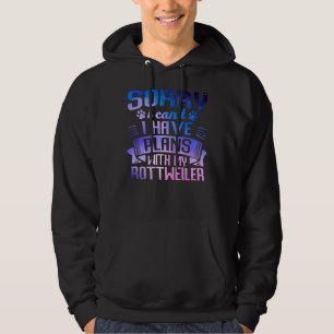 Sudadera Galaxia Cute Rottweiler Perro Galaxia Dueño de Per