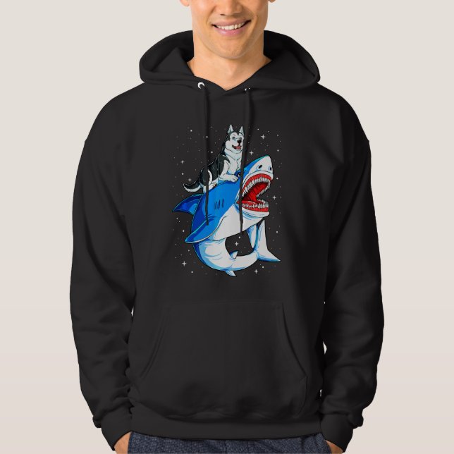 Sudadera Galaxia de perros Husky Jawsome (Anverso)