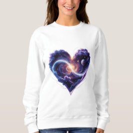 Sudadera Galaxia dentro de un corazón; 🌌 💜 el amor cósmic
