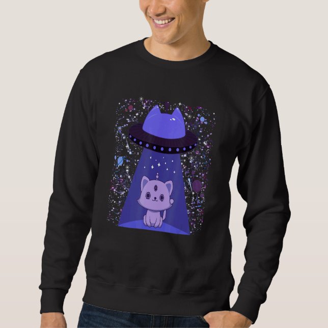 Sudadera Galaxy Ca Cat Ufo Cat Tee (Anverso)