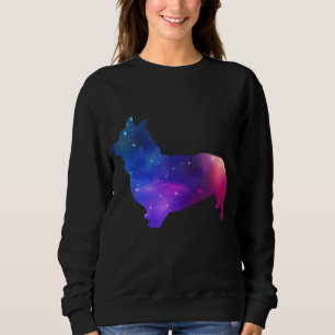 Sudadera Galaxy Corgi Espacio De Perros Y Stars Lover Regal