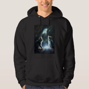 Sudadera Galaxy Gatita Gato De OVNI En El Espacio 26