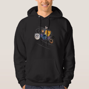 Sudadera Galaxy Kitten Planets Solar Sun Earth Plutón Cat U
