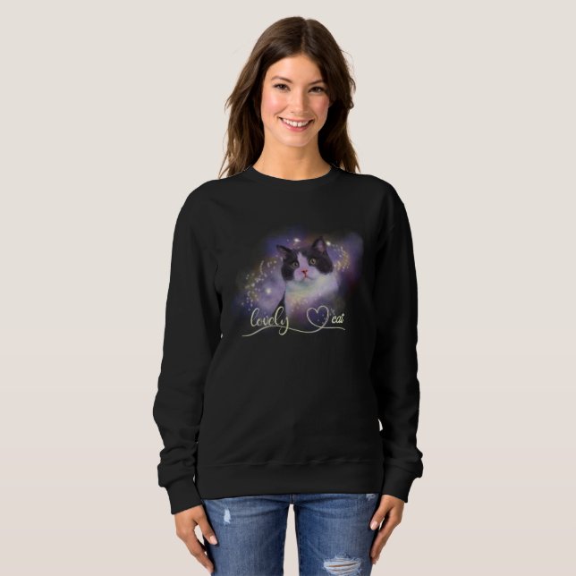 Sudadera Galaxy Lovely Cat (Anverso completo)