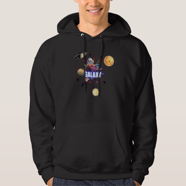 Sudadera Galaxy Nerd Space Planet Universe Astro (Anverso)