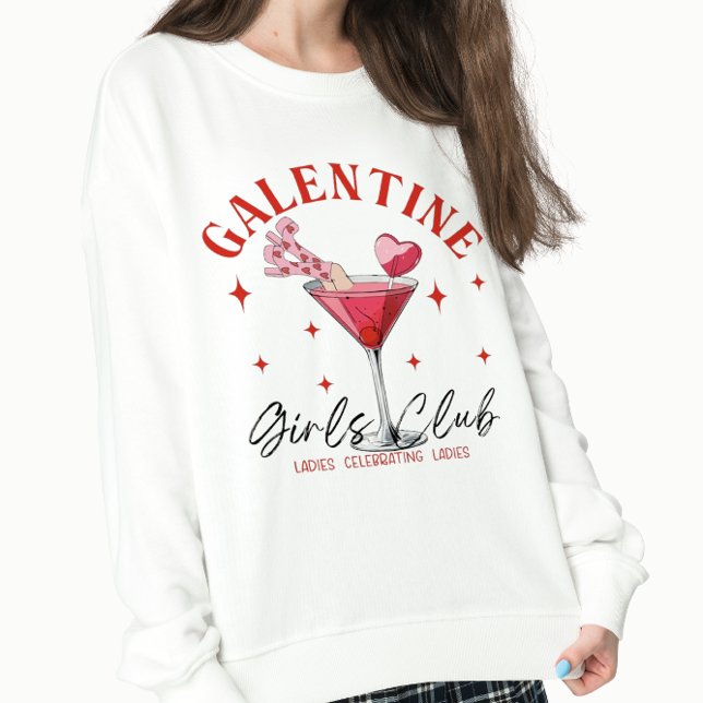Sudadera Galentine's Day Cocktail Valentine (Subido por el creador)