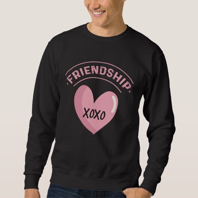 Sudadera Galentines Day Shirts Women Friendship XOXO Galent (Anverso)