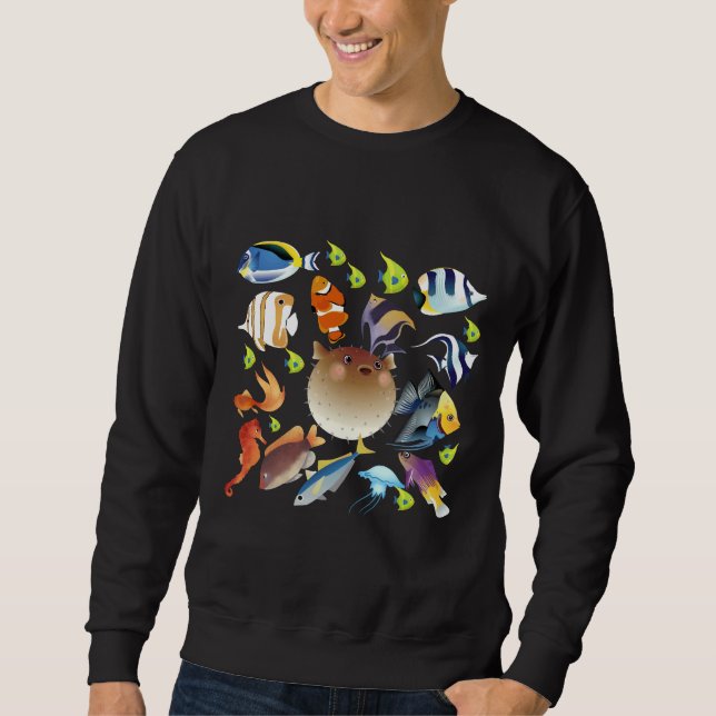 Sudadera Galería de peces (Anverso)