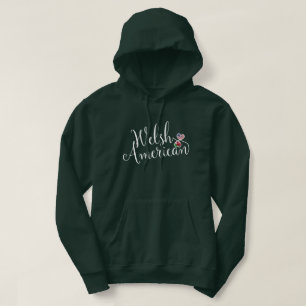 Sudadera Galés americano entretejido de corazón Hoodie